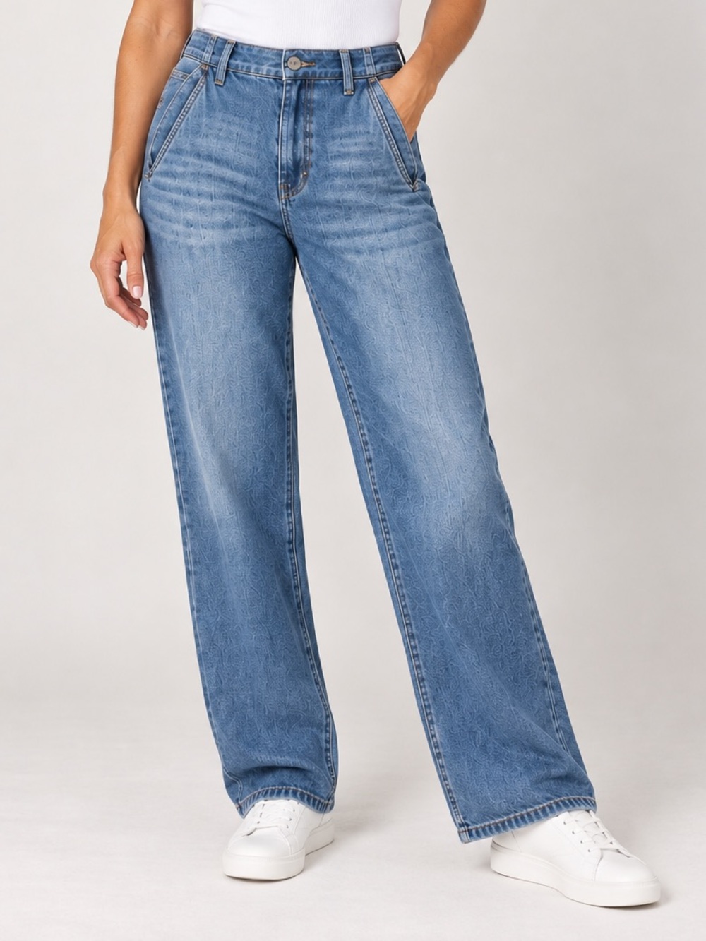 Liverpool Jeans Men's Light Blue Relaxed Straight Leg Jeans 6